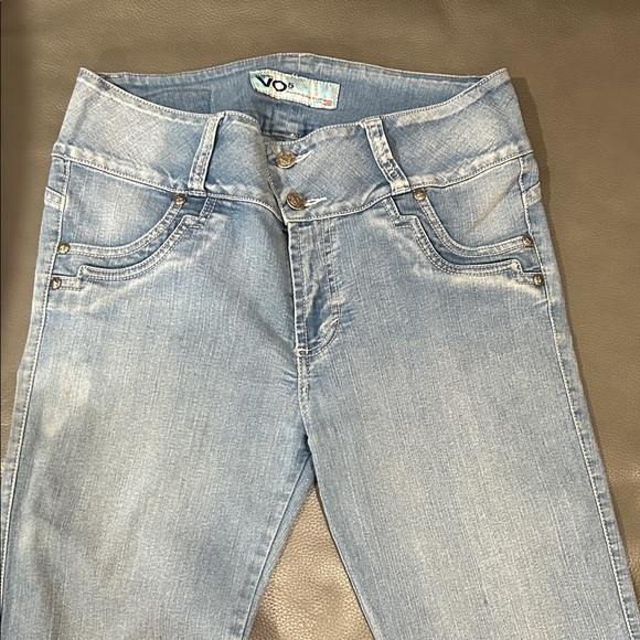 Alberto VO5 Faded Blue Denim Jeans Y2K size 14 - Picture 5 of 11